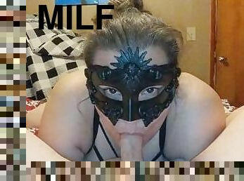 Bbw MILF POV blowjob