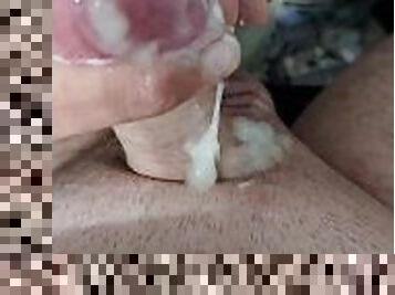 papa, masturbation, amateur, mature, ejaculation-sur-le-corps, gay, pieds, secousses, point-de-vue, ejaculation