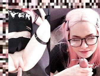 HOT 18YO PETITE TEEN GAMERGIRL GETS FUCKED & FACIAL ENDING