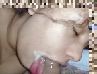 sucking licking he can't stand the blowjob torture and gives me creampie?????????????????????????????????????????????????