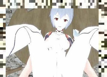 Rei Ayanami fucking after we win  Neo Genesis Evangelion  Full Hentrai POV video