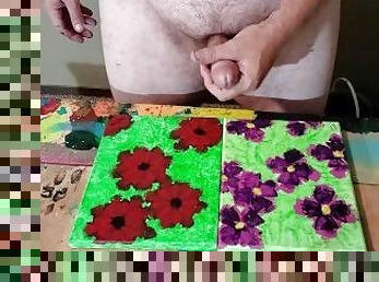 Dong Ross dick painting request: Poppy Finish.
