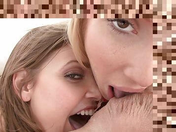 Teens Ashlynn Leigh and Nicki Get Their Assholes Gaped