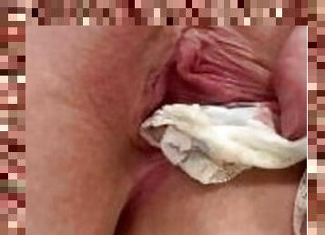 Cumming With Panties Stuffed In My Pussy