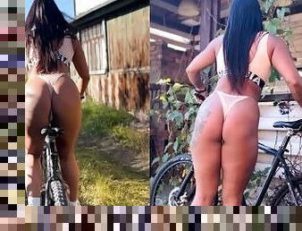 She Rode Naked on a Bike Before Fucking