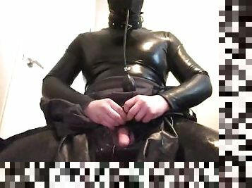Latex Puppy tortured by fans