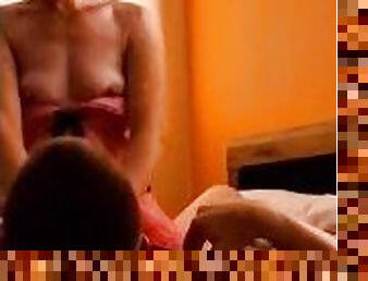 papa, amateur, couple, baisers, ejaculation, chevauchement, petite, pappounet, philippine, brunette