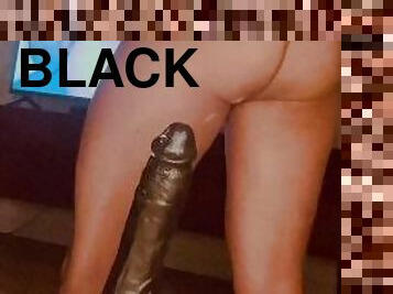 riding a big black cock