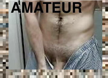 énorme, masturbation, amateur, énorme-bite, secousses, musclé, bite