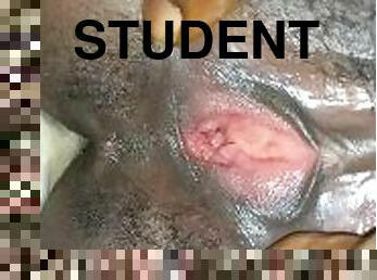 Mzansi student pushy closeup