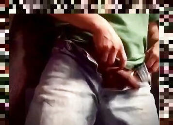 Mexican MALE bulge, soft COCK FORESPUCE