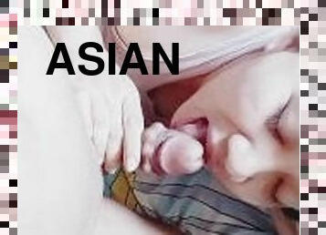 asiatique, cul, fellation, ejaculation-sur-le-corps, milf, maman, couple, ejaculation, blonde, philippine
