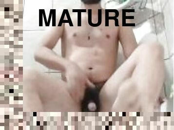 amateur, mature, ejaculation-sur-le-corps, énorme-bite, gay, branlette, pieds, ejaculation, fétiche, solo