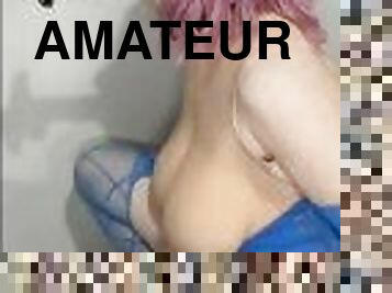 amateur, fellation-profonde, bdsm, esclave, machines, gode, par-voie-orale, bondage, sucer