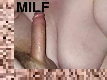 BBW MILF Sucks Good Dick And Get A Loan On Her Titties