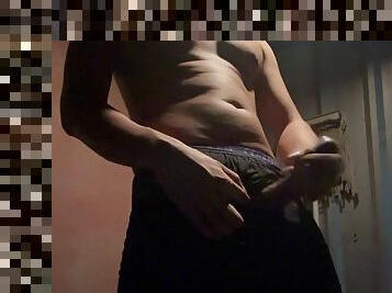 asiatisk, masturbation, utomhus, amatör, cumshot, gigantisk-kuk, tonåring, gay, strand, thailändsk