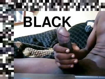 masturbation, amateur, ejaculation-sur-le-corps, ébène, gay, branlette, black