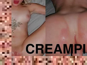 Emily Oram - Anal creampie after heavy pounding