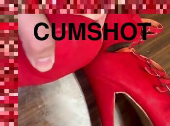 Cum on Red Platforms